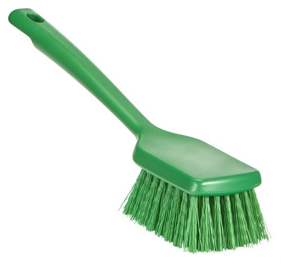 ColorCore 12" Short Handle Scrubbing Brush, Stiff