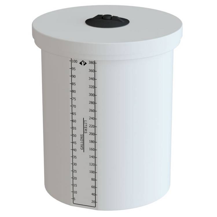 100 Gal Closed Top Tank-HDLPE 1.5-Natura - Model 01-30358