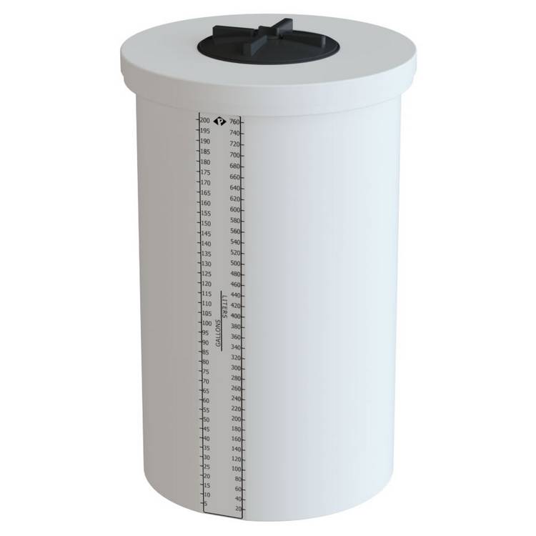 200 Gal Closed Top Tank-HDLPE 1.5-Natura - Model 01-30360