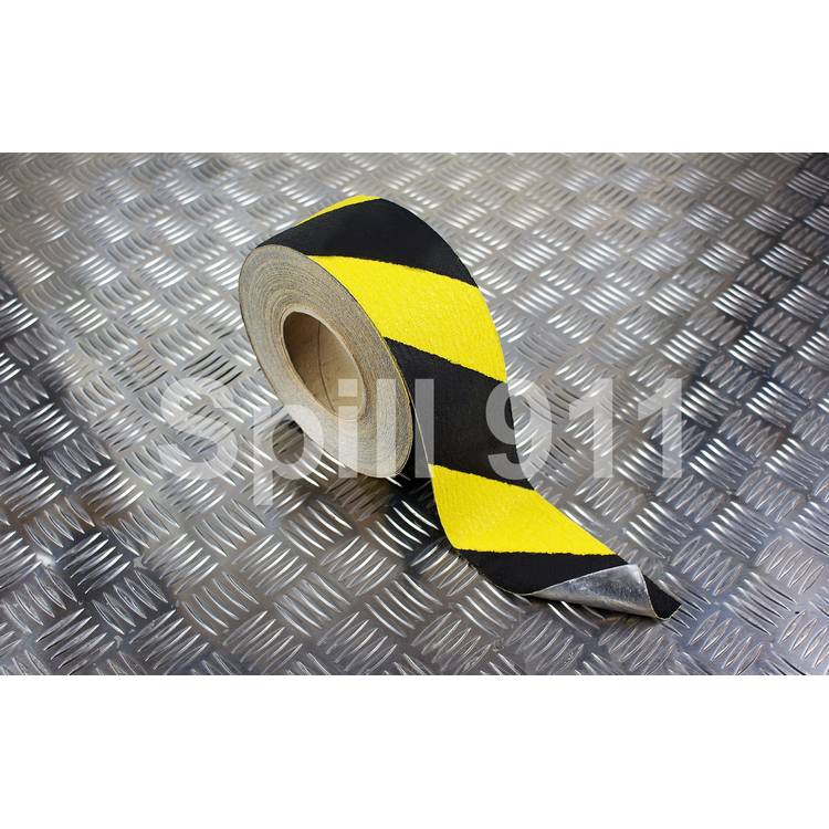2" x 60ft Black/Yellow Hazard Conformable Anti Slip Tape Roll- Model CON2Z