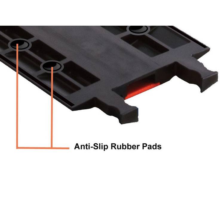 Cable Protector Anti-slip Rubber Pad Kit - Model CPRPKIT1-10