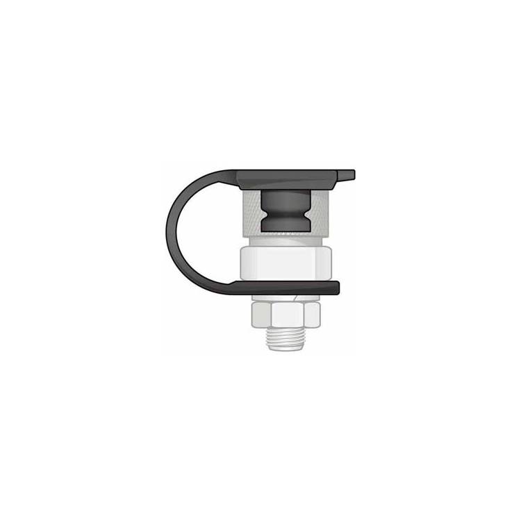 Quick Connect Base CHECKERS Female Quick Disconnect Base Mount With Hot Plug With 12 ...