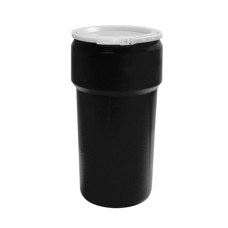 20-Gallon Lab Pack Black Plastic Lever-Lock