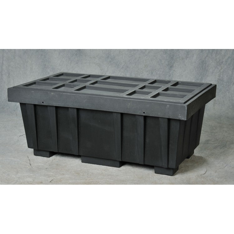110-Gallon Spill Kit Box with Lid - Black