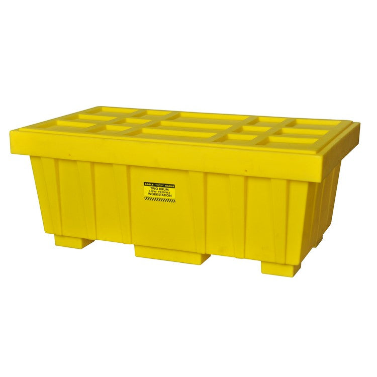 110-Gallon Spill Kit Box with Lid - Yellow