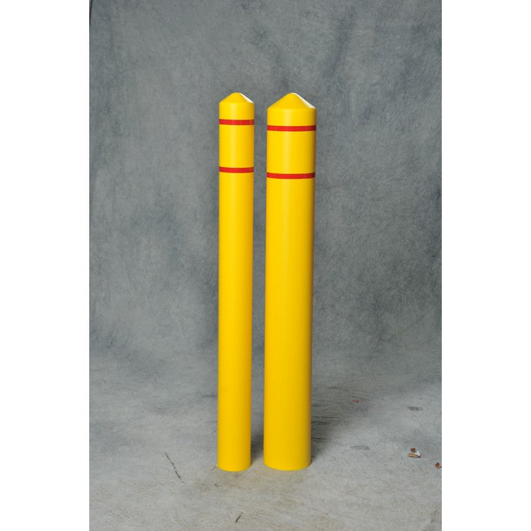 4" HDPE Reflective Post Sleeve - Yellow