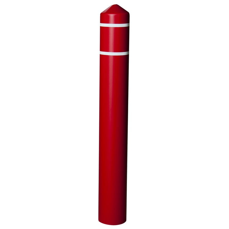 8" HDPE Reflective Post Sleeve - Red