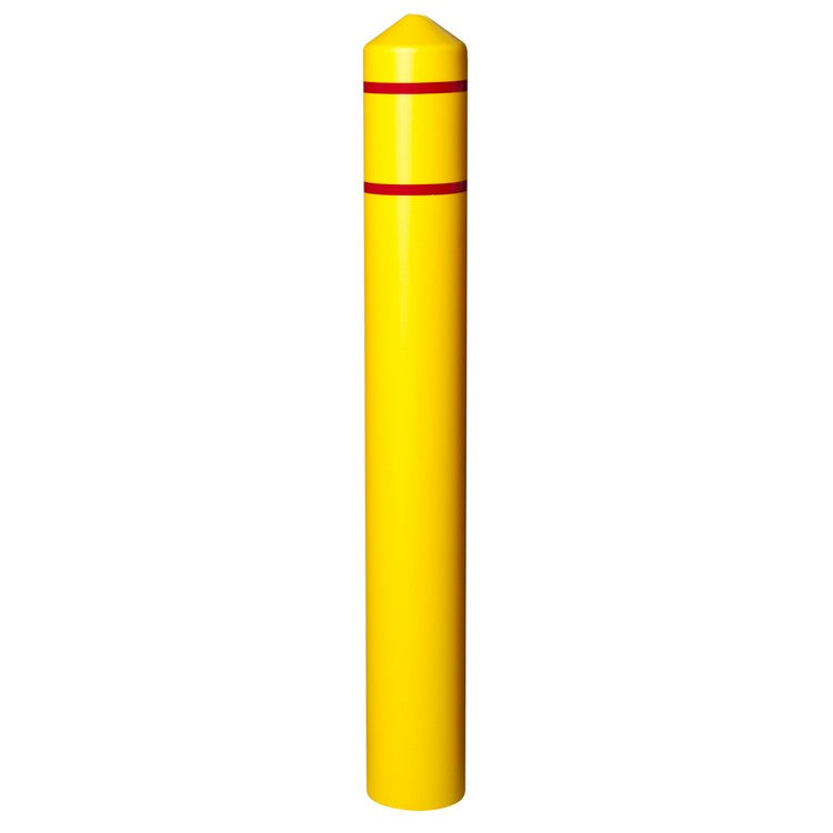 8" HDPE Reflective Post Sleeve - Yellow