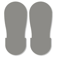 Thumbnail for Mighty Line Gray BIG Footprint - Pack of 50