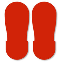 Thumbnail for Mighty Line Red BIG Footprint - Pack of 50