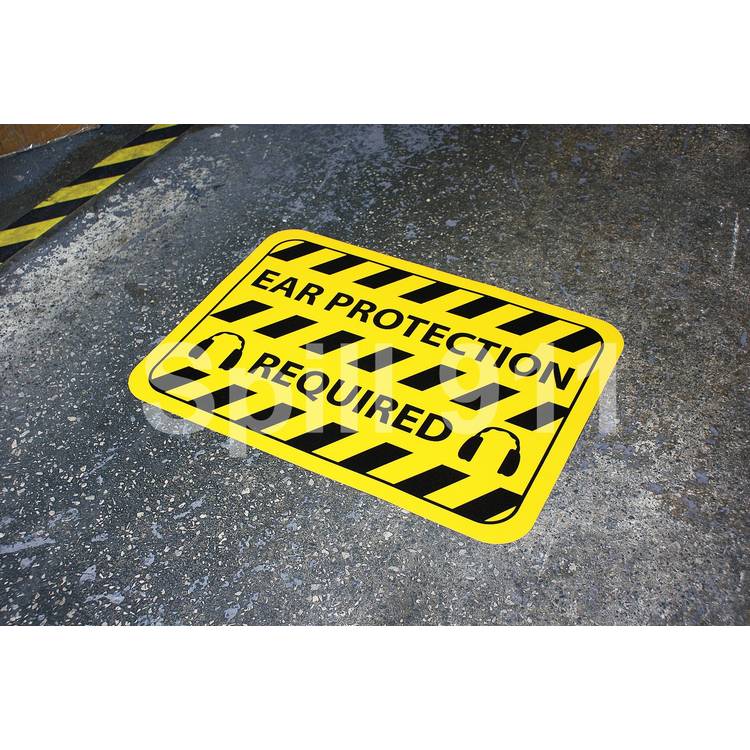 Ear Protection Required Floor Marker- Model FM02