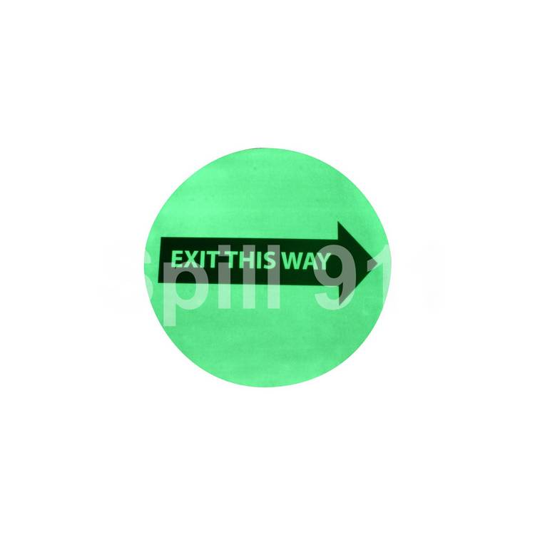Exit this Way Arrow Floor Marker- Model FM04