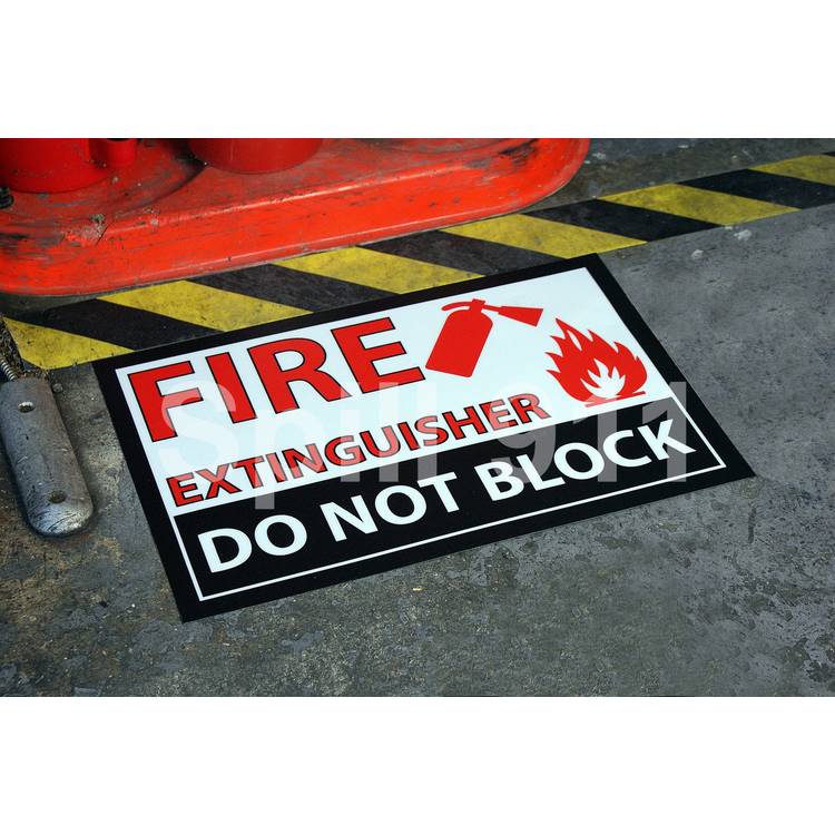 Fire Extinguisher Floor Marker- Model FM06