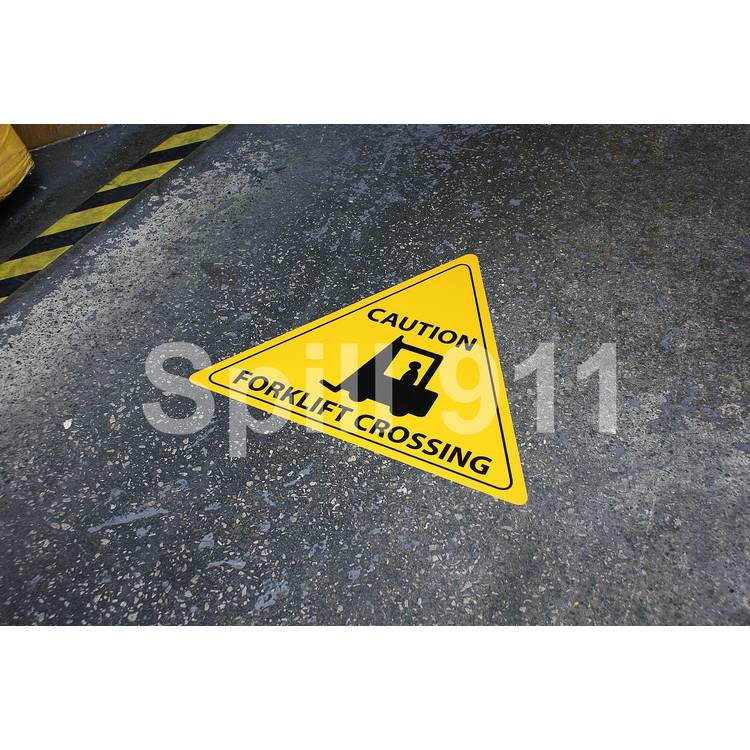 Caution Forklift Crossing Floor Marker- Model FM08