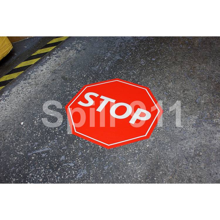 Stop sign Floor Marker- Model FM12