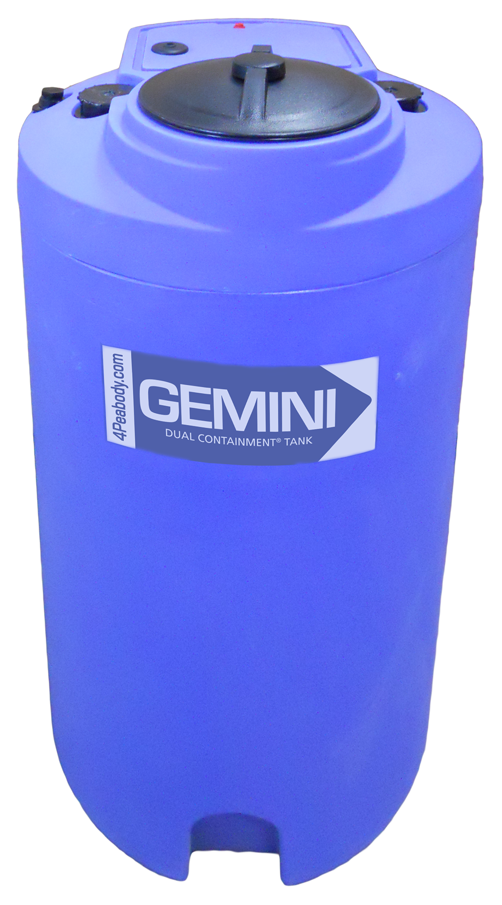 40 Gal Gemini Dual Containment® Tank - LPE SD 1.5 - Blue - Dome