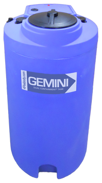 Thumbnail for 40 Gal Gemini Dual Containment® Tank - LPE SD 1.5 - Blue - Dome