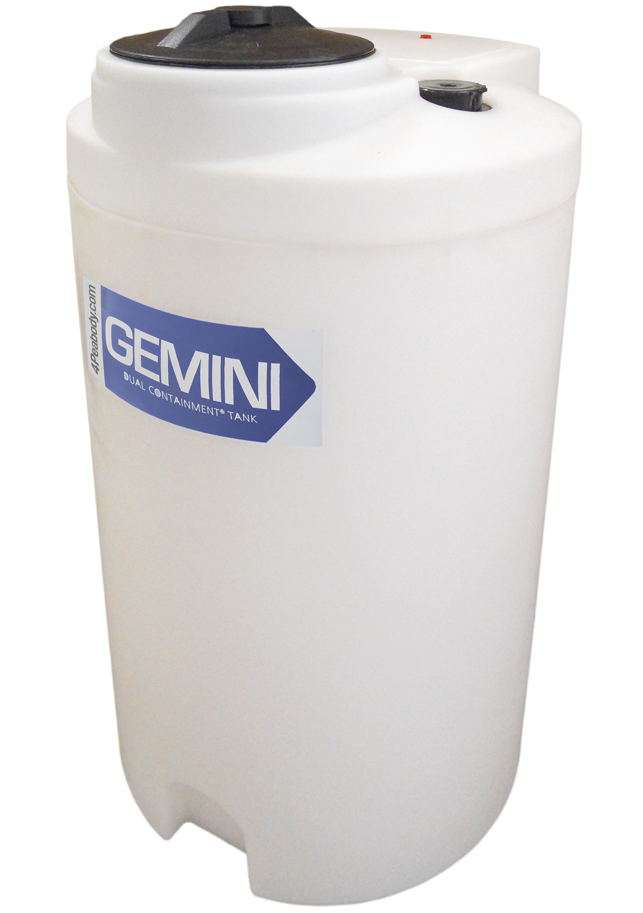 40 Gal Gemini Dual Containment® Tank - LPE SD 1.5 - Natural - Dome