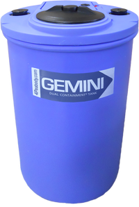 Thumbnail for 40 Gal Gemini Dual Containment® Tank - LPE SD 1.5 - Blue Flat