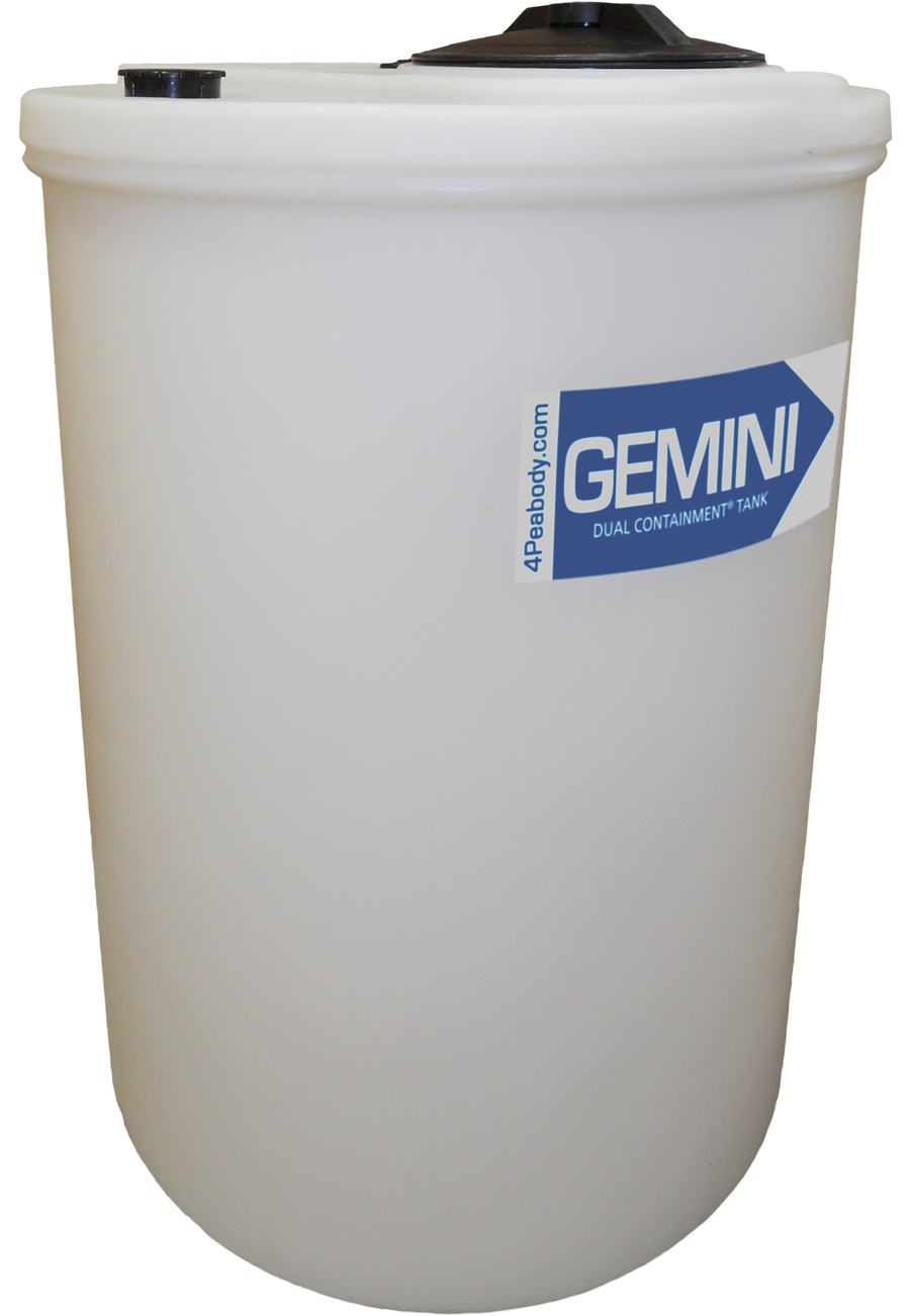 62 Gal Gemini Dual Containment® Tank - LPE SD 1.5 - Natural - Flat