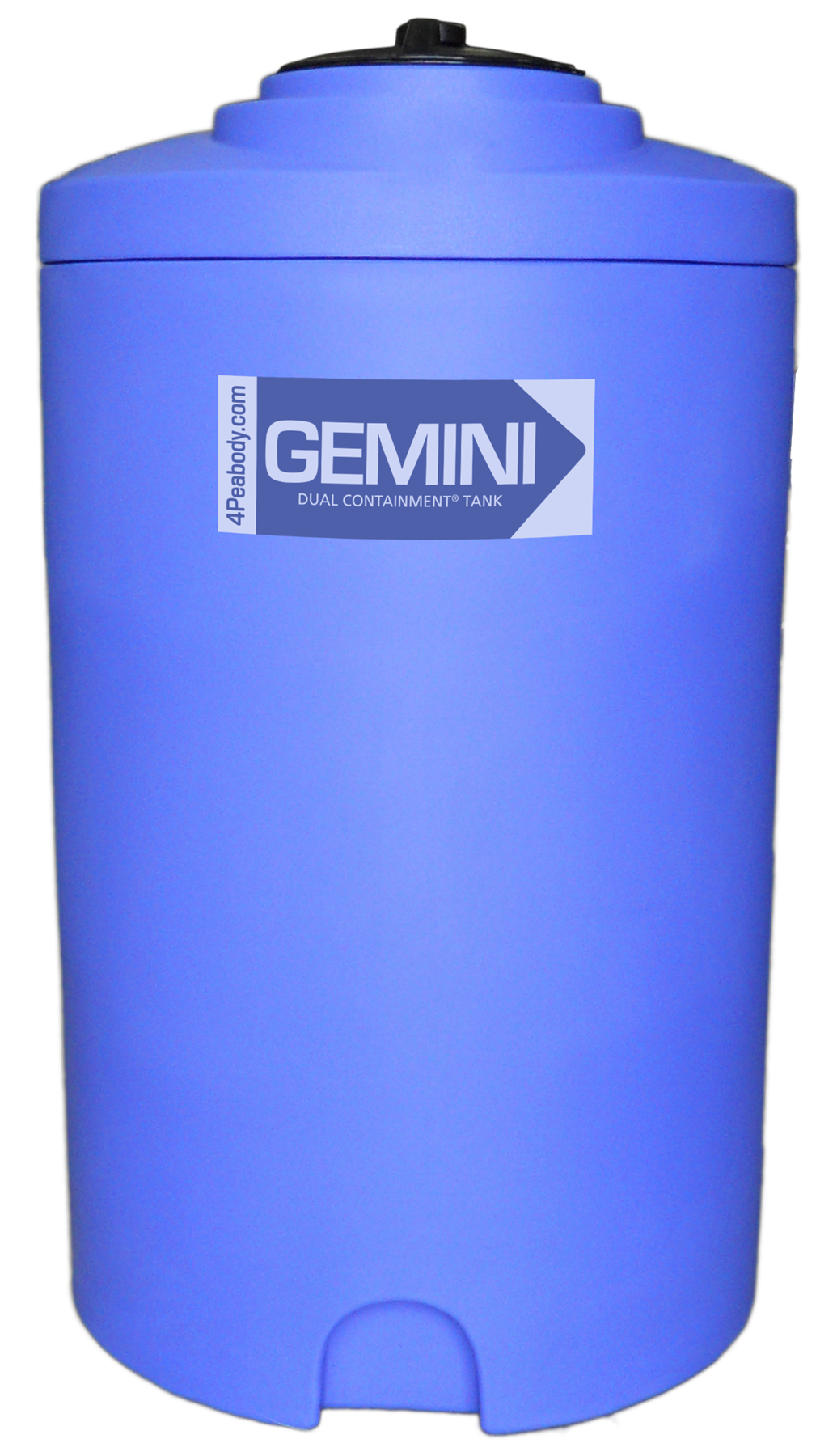 65 Gal Gemini Dual Containment® Tank - LPE SD 1.5 - Blue