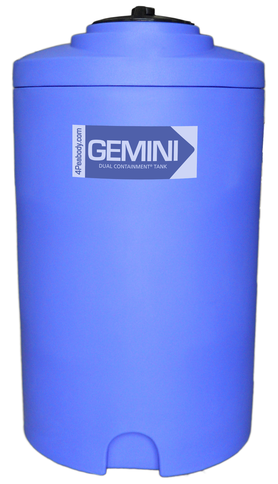 65 Gal Gemini Dual Containment® Tank - LPE SD 1.5 - Blue