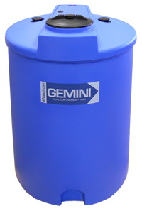 Thumbnail for 120 Gal Gemini Dual Containment® Tank - LPE SD 1.5 - Blue