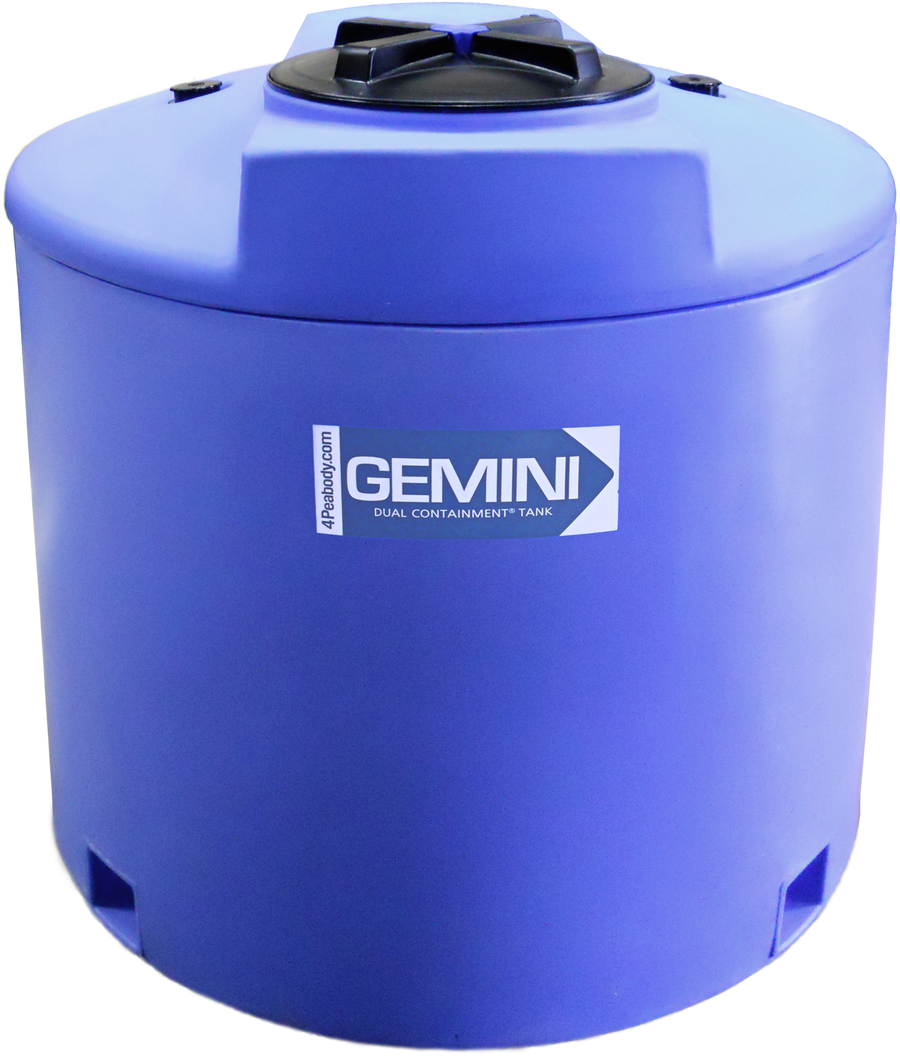 220 Gal Gemini Dual Containment® Tank - LPE SD 1.5 - Blue