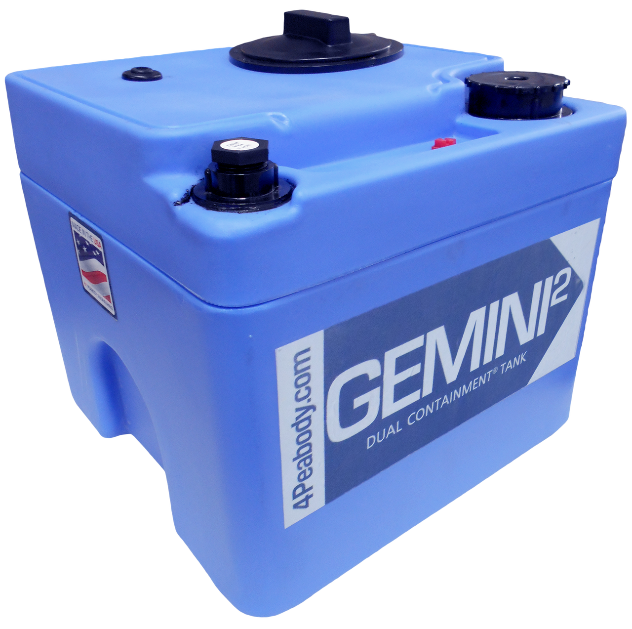 5 Gal Gemini² Dual Containment® Tank - LPE SD 1.5 - Blue