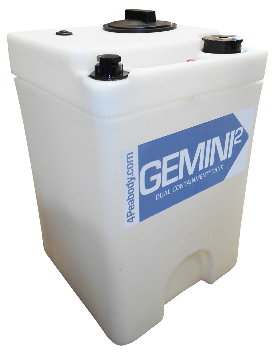 10 Gal Gemini² Dual Containment® Tank - LPE SD 1.5 - Natural