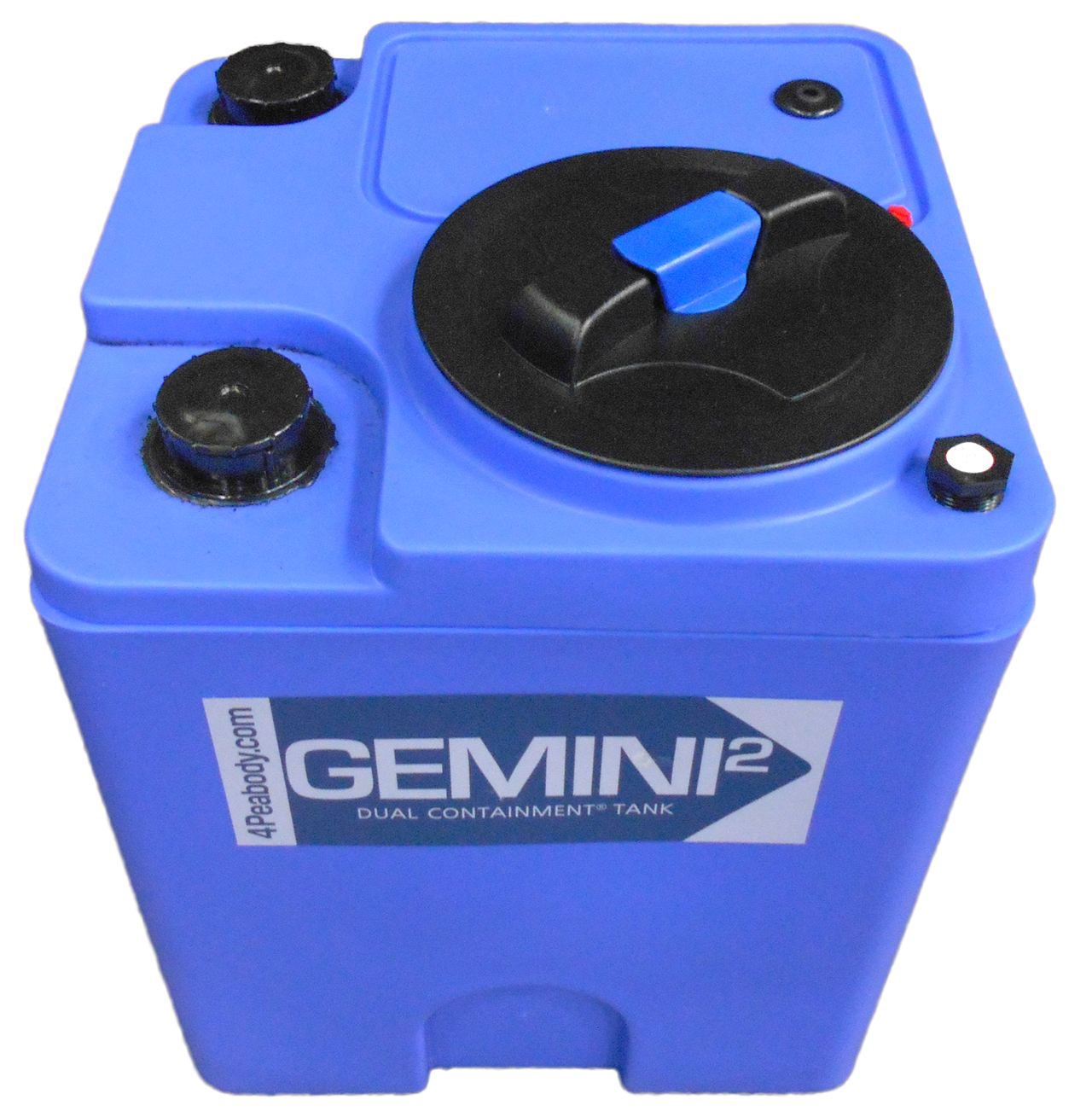 20 Gal Gemini² Dual Containment® Tank - LPE SD 1.5 - Blue