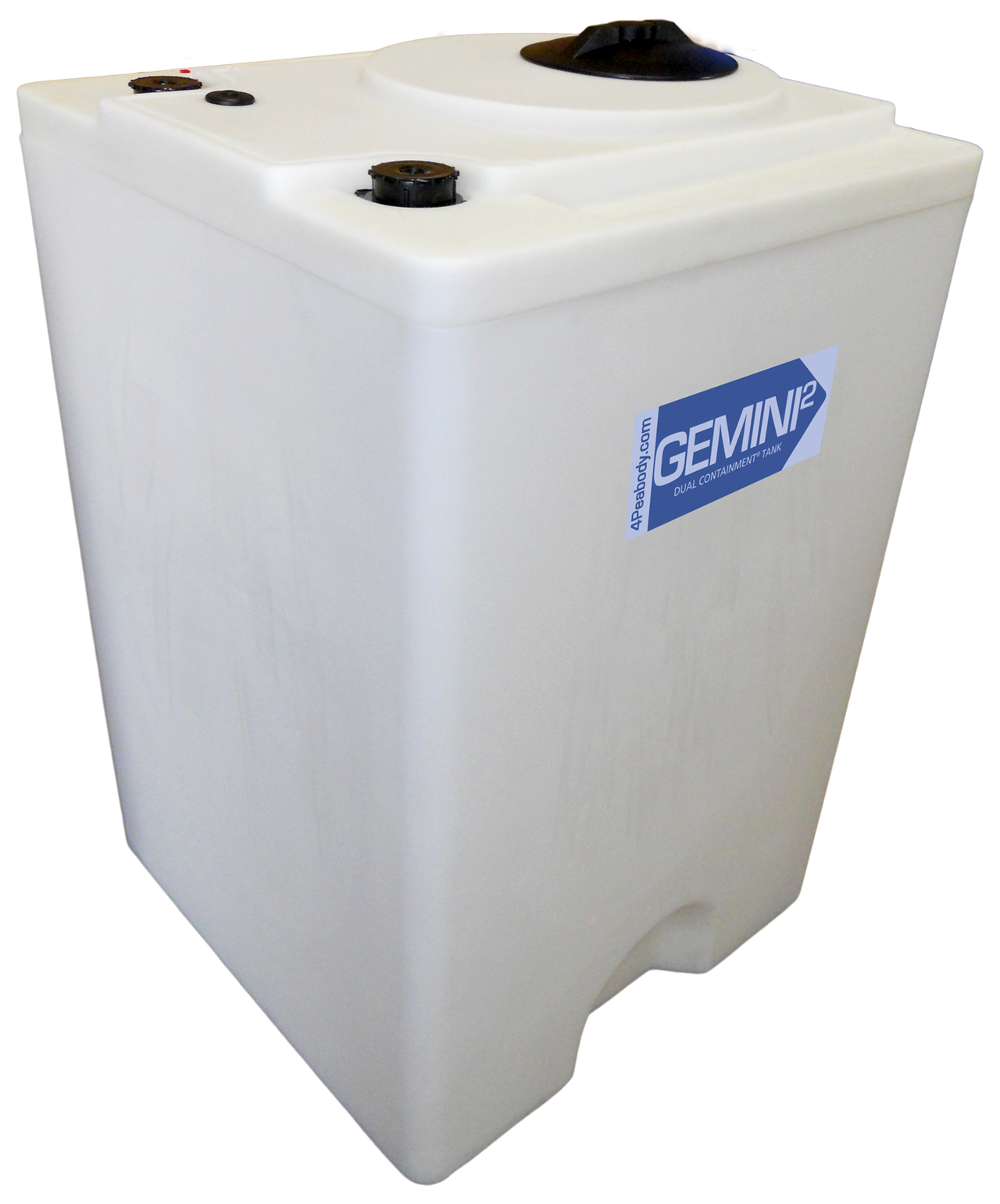 120 Gal Gemini² Dual Containment® Tank - LPE SD 1.5 - Natural - FRP  Reinforced