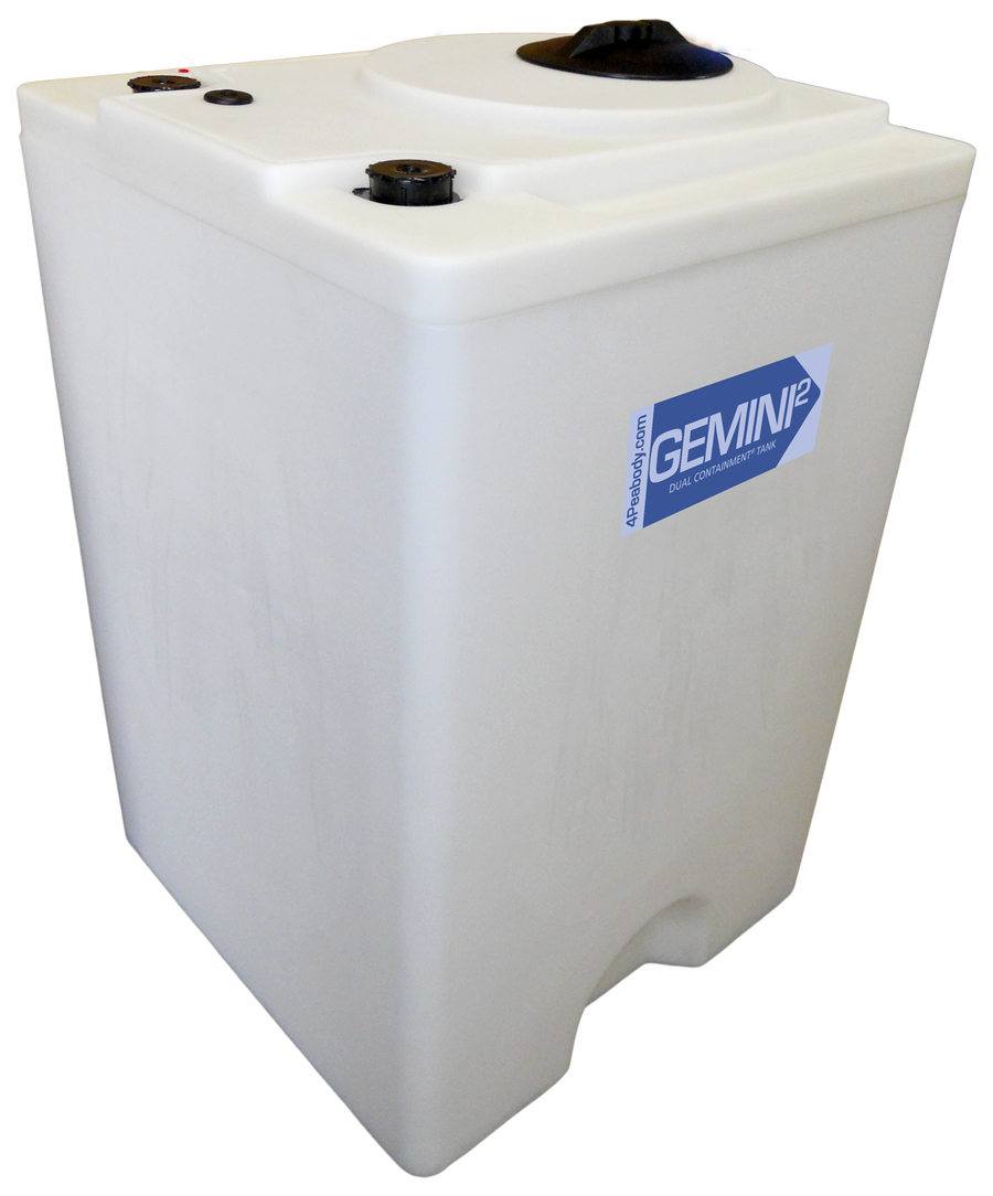120 Gal Gemini² Dual Containment® Tank - LPE SD 1.5 - Natural - FRP  Reinforced