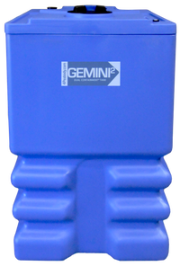 Thumbnail for 175 Gal Gemini² Dual Containment® Tank - LPE SD 1.5 - Blue - Ribbed