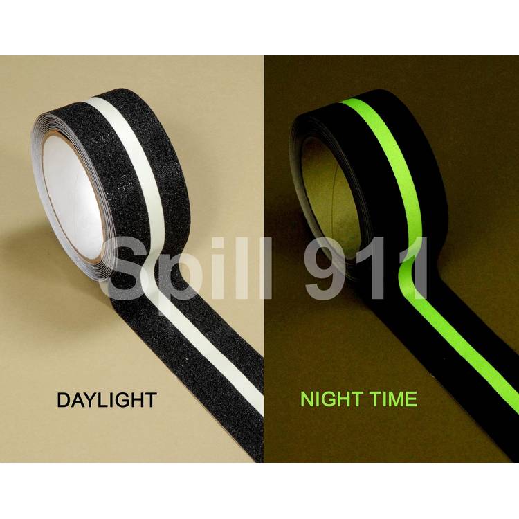 2" x 60ft Glow in the Dark Strip Anti Slip Tape Roll- Model GID2ST