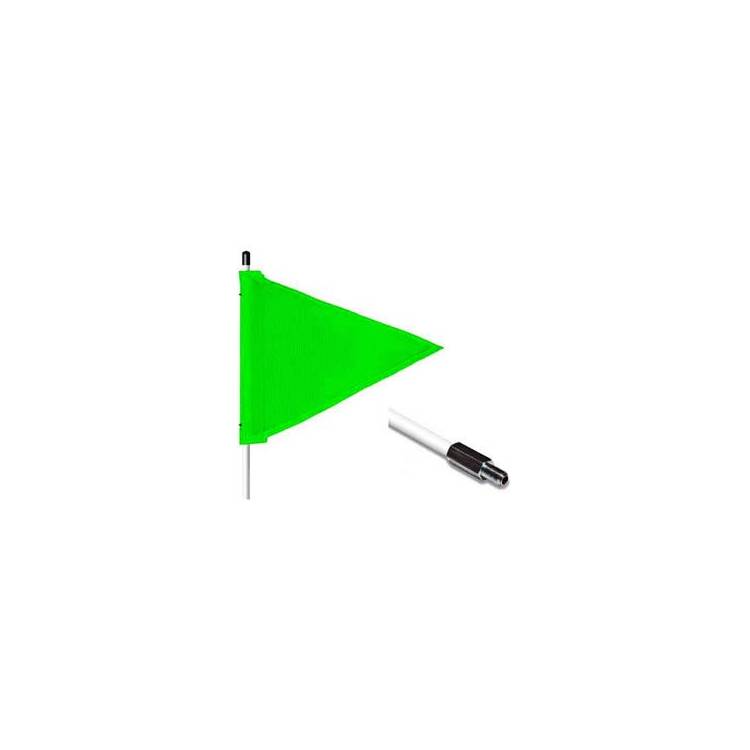 6 Ft Non Lighted Whip, Green Flag - Model FS6-T-G