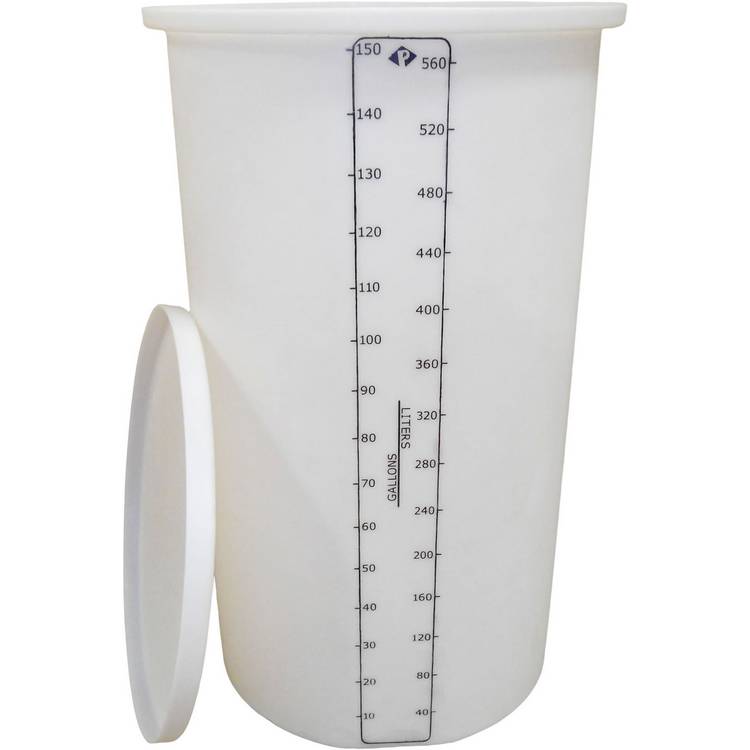 150 Gall Open Top Tank-1.5 HDLPE Natural - Model 01-28969