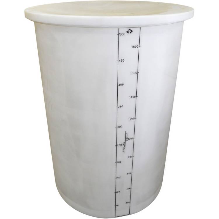 500 Gal Open Top Tank-1.5 HDLPE Natural - Model 01-29054