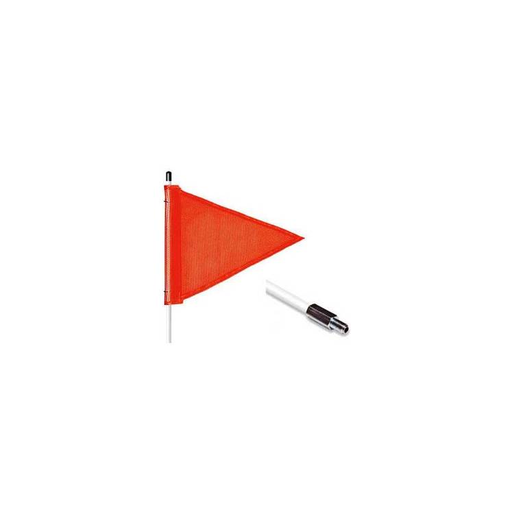12 Ft Non Lighted Whip, Orange Flag - Model FS12-T-O