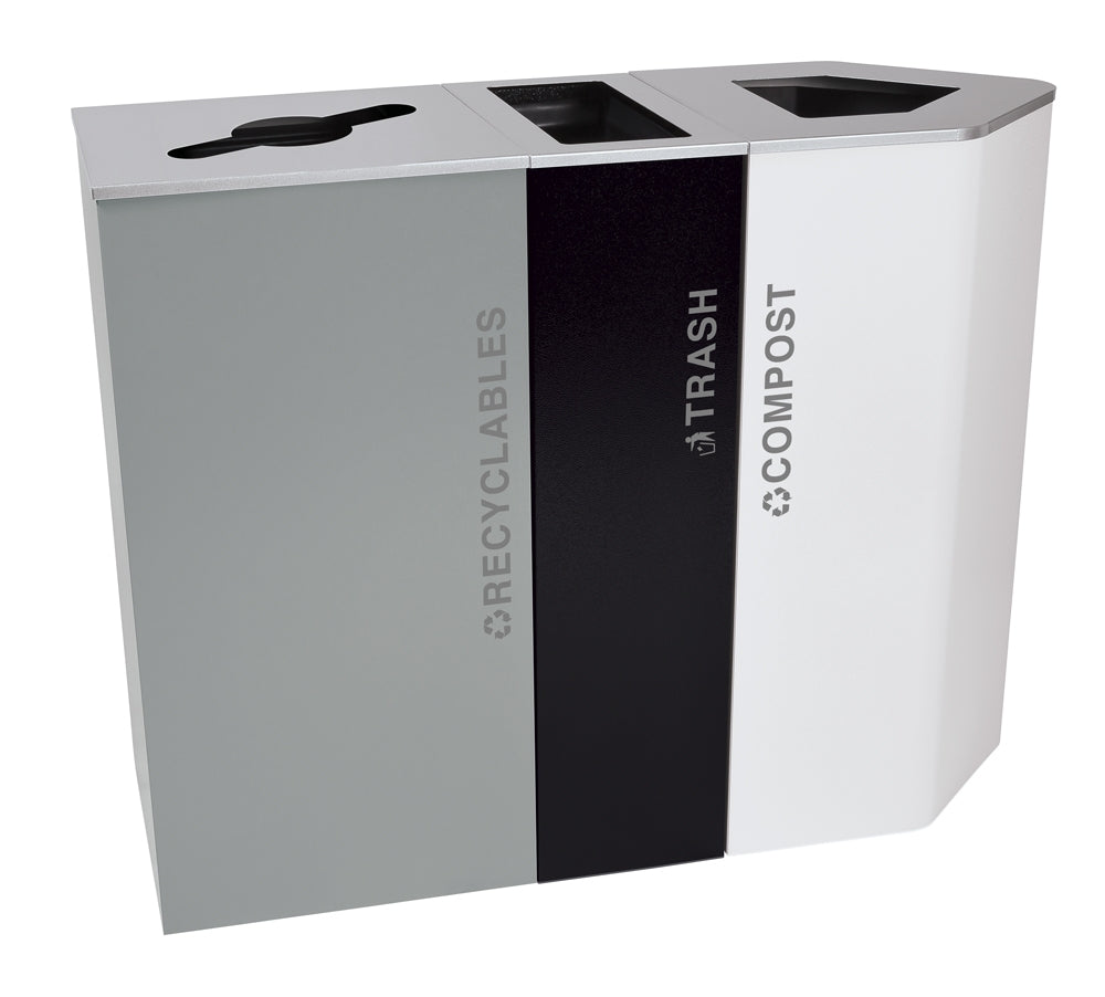 Square Trash - White Gloss