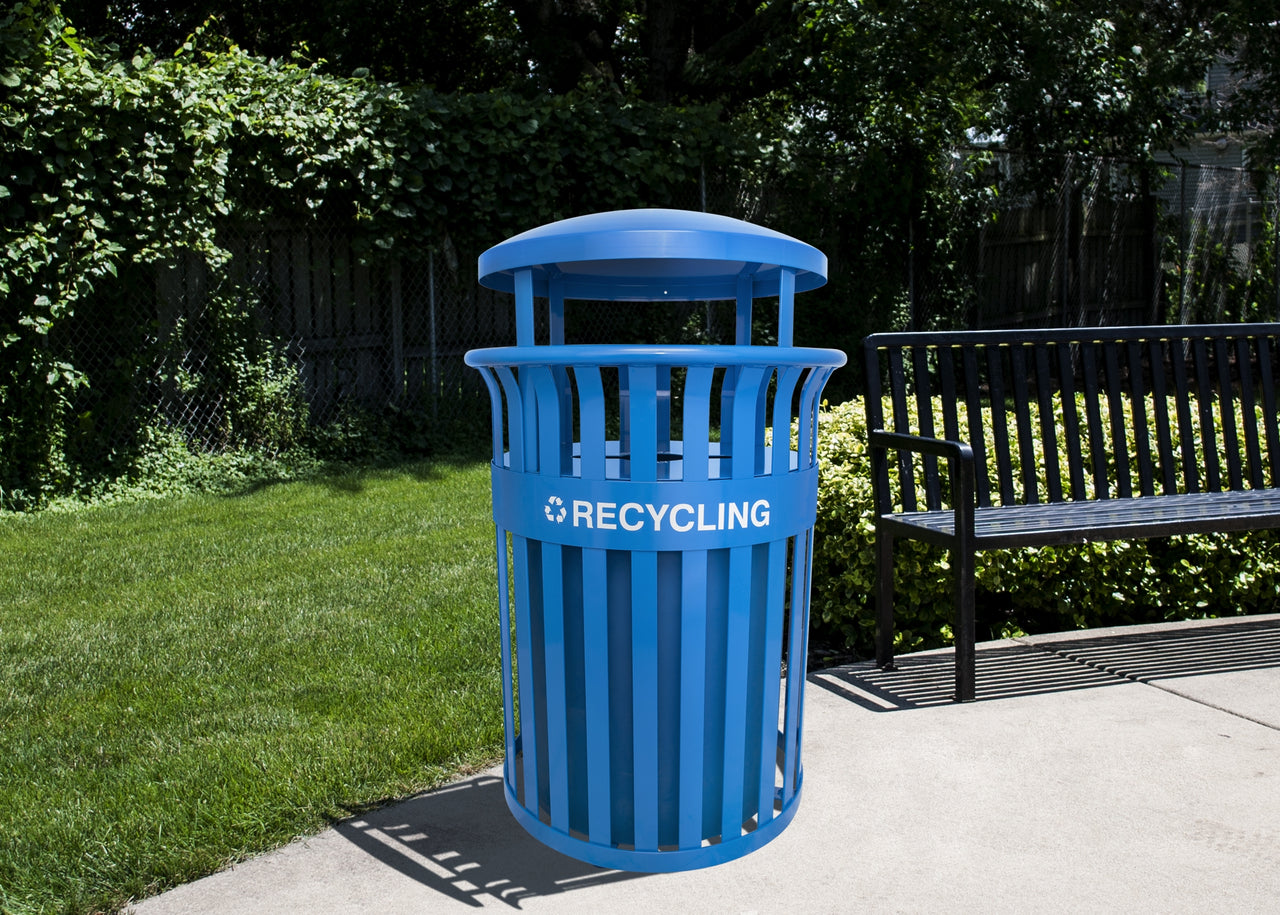 Recp. W/ Canopy  - Recycle Blue