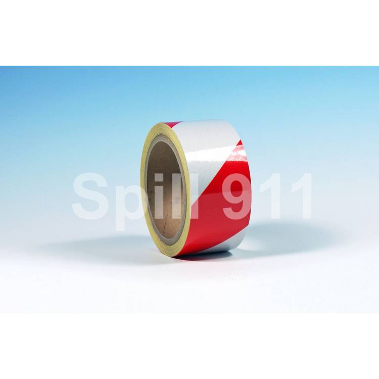 2" x 30ft Red/White Reflective Tape - Model REF2A