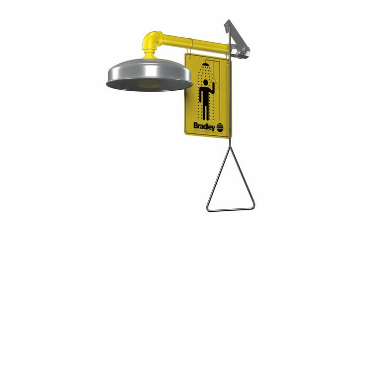 Bradley Horizontal Drench Shower w/ Stainless Steel Shower Head