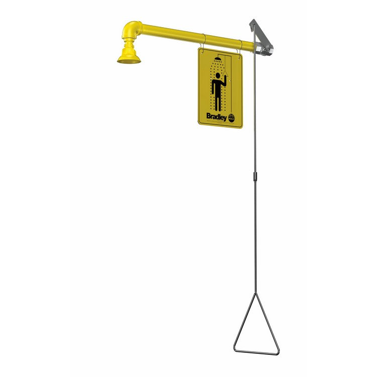 Bradley Barrier Free Horizontal Drench Shower w/ Plastic Shower Head