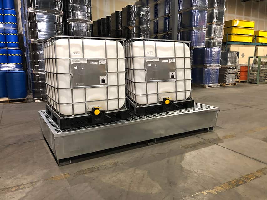 Ultra-Steel Twin IBC Spill Pallet